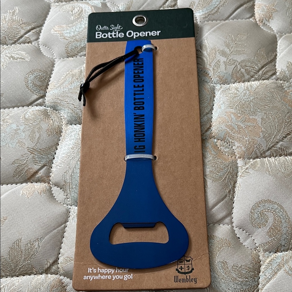 Wembley Bold Blue Bottle Opener